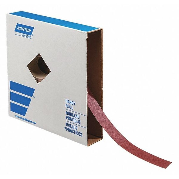 Norton Abrasives Abrasive Roll,150 ft. L,Very Fine,Red 66261136200