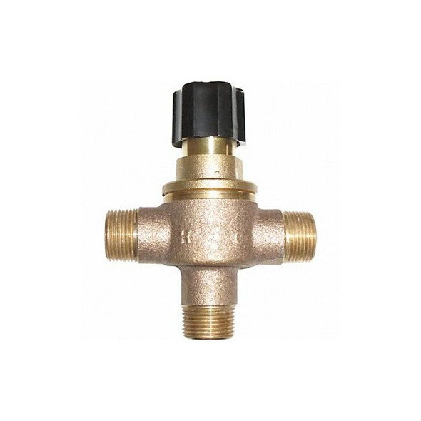 Leonard Valve Mixing Valve,Brass,0.5 to 9 gpm 370-LF
