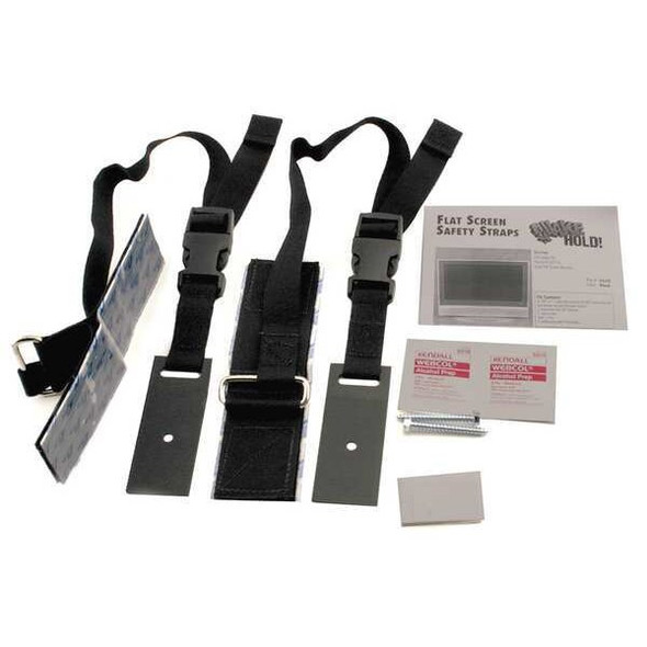 Quakehold! Flat Screen Safety Strap,Black 4520 Quakehold! Flat Screen Safety Strap,Black 4520