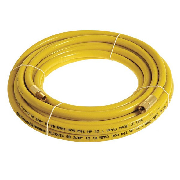 3/8" x 100 ft PVC Coupled Multipurpose Air Hose 300 psi YL