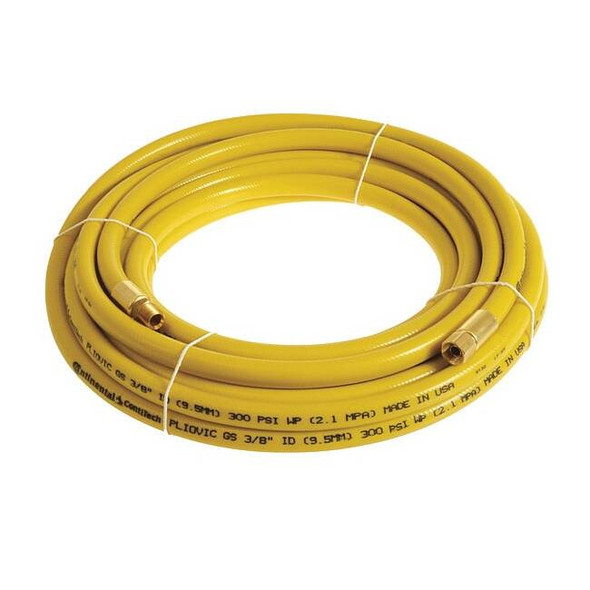 3/8" x 100 ft PVC Coupled Multipurpose Air Hose 300 psi YL