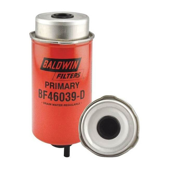 Baldwin Filters Fuel/Water Separator,7-3/4 in.L,Can-Type BF46039-D