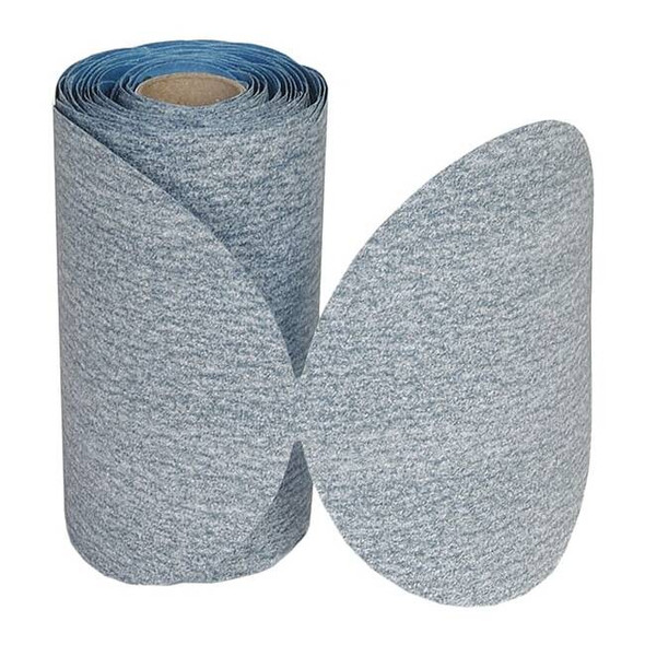 Norton Abrasives PSA Sanding Disc Roll,6 in Dia,P120 G 66254487447