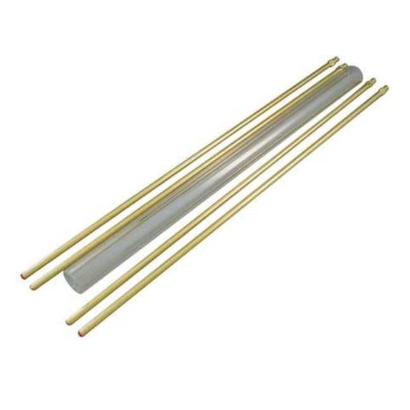 Penberthy Glass Rod Kit,Plain,5/8In Dia,48In L 1LG-48