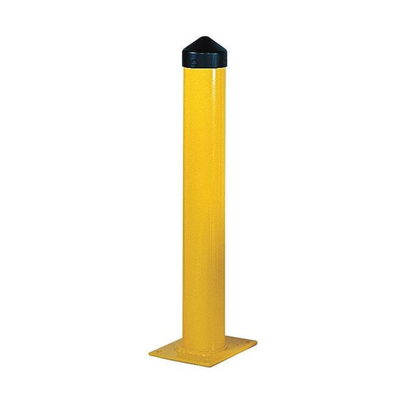 Manufacturer Varies Bollard ,36 in H,Yellow ,Carbon Steel 1756