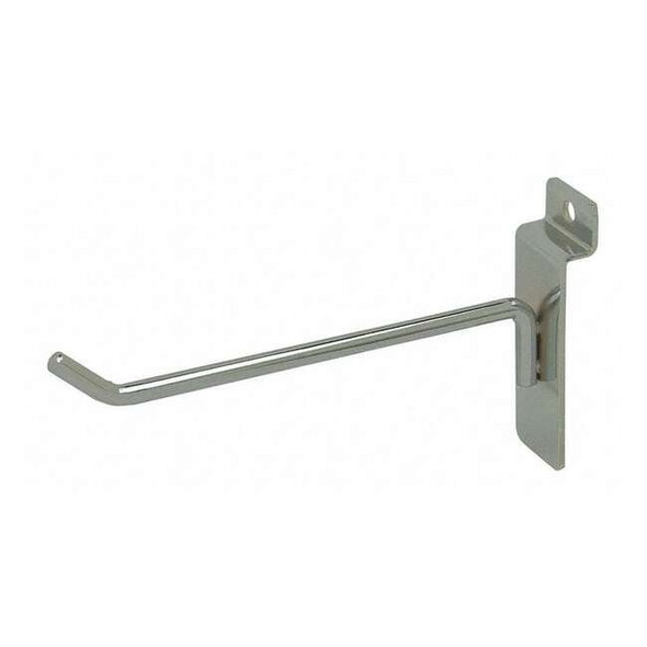 Econoco Hook, Sil, 6 in L, 1/4 in W, PK96 SW/H6