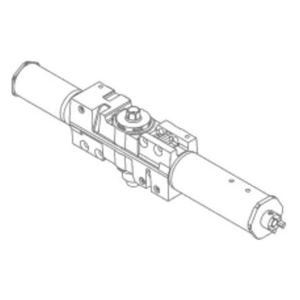 Lcn Cylinder Assembly, Aluminum, 4640, Gray 4642-3971 AL