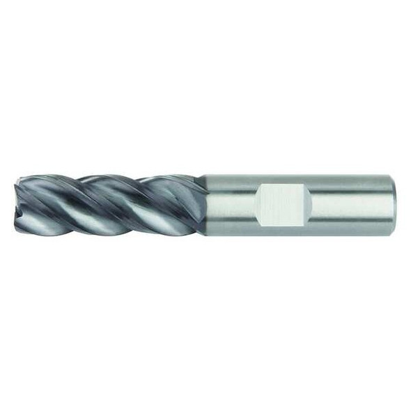 Widia Square End Mill, 0.625 in, Carbide 4V0516006SW