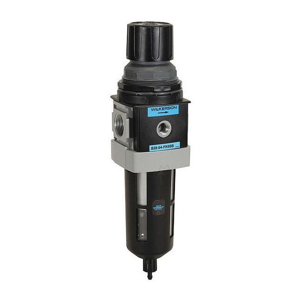 Wilkerson Filter-Regulator,Particles/Water Removal B28-04-FK00B