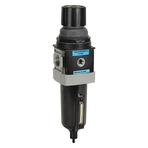 Wilkerson Filter-Regulator,Particles/Water Removal B28-04-FL00B