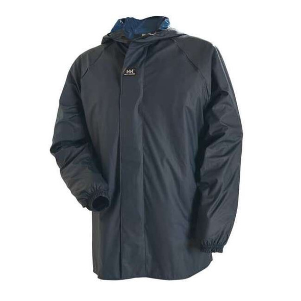 Helly Hansen Rain Jacket with Hood,Navy,L 70317_590-L