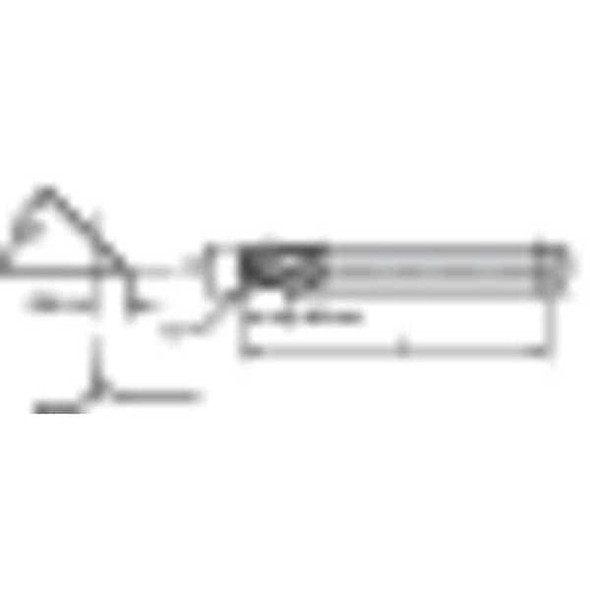 Widia End Mill,TiAlN,0.6250 in. Milling Dia. TF4V0516006S