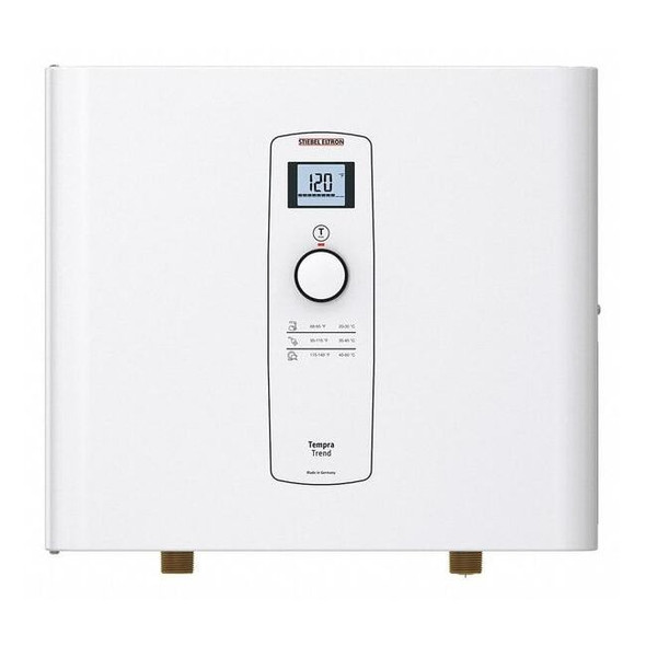 Stiebel Eltron Tankless Water Heater, 12000W, 6/2 AWG, Depth: 4-5/8" 239213