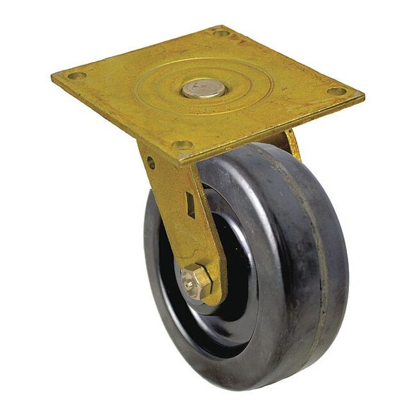 Manufacturer Varies Plate Caster,Swivel,Phenolic,6 1/2"H P21S-PH050R-16-YZ