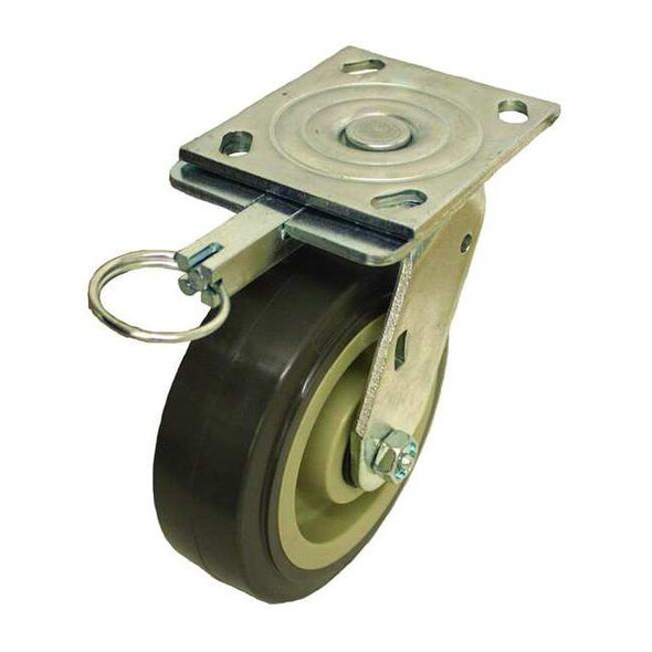 Manufacturer Varies Plate Caster,Swivel,Polyurethane,6 1/2"H P21S-UP050R-14-DL