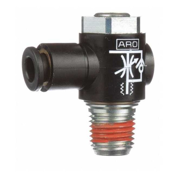 Aro CylPortFlowCtrlValve,1/8inNPT,MeterOut 119309-125