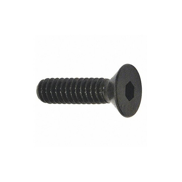 5/16"-18 Socket Head Cap Screw, Flat, Black Oxide Steel, 1-1/4 in Length, 100 PK