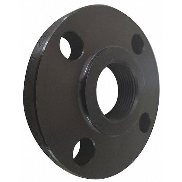 Flange Threaded Flange, 2" Pipe, NPT, Black Steel, Class 150