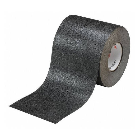 Anti-Slip Tape Aluminum Foil 60 Grit Size, Black, 6" W x 60 ft. L, 36 mil Thick