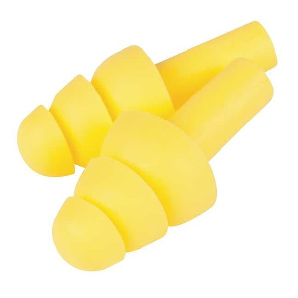 3m AirSoft Reusable Corded Ear Plugs, Flanged Shape, NRR 27 dB, 100PK 340-4003
