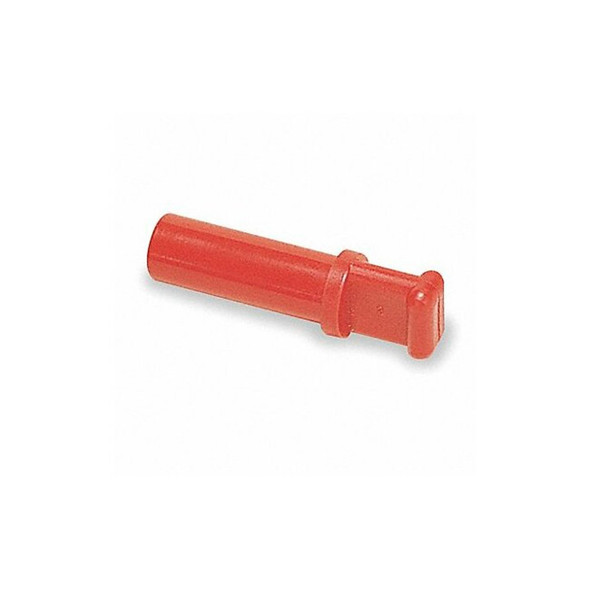 Legris Push-Fit Fitting Plug, 6mm Tube Size, Polymer, Red, 50 PK 3126 06 00