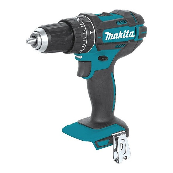 Makita 18.0 V Hammer Drill, Bare Tool, 1/2 in Chuck XPH10Z