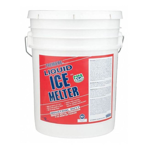 Premiere Ice Melt,Liquid,5 gal. Pail,-20 F CPL005PL-GR