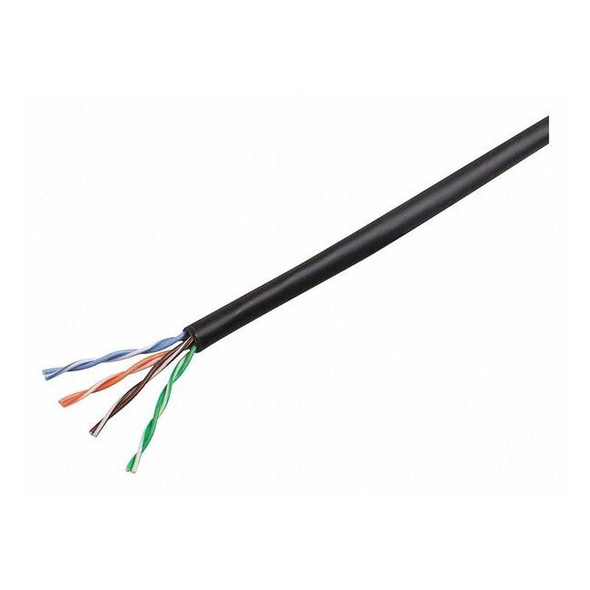 Monoprice Data Cable,1000 ft. L,Black Jacket 12806