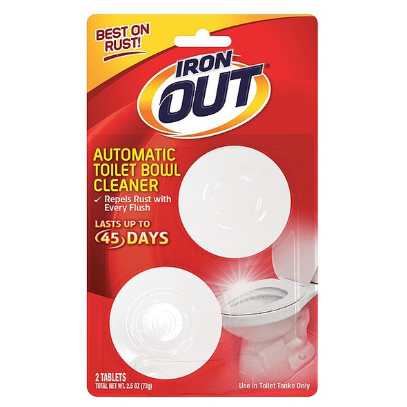 Iron Out Toilet Bowl Cleaner,2.5 oz,Box,PK12 AT12T