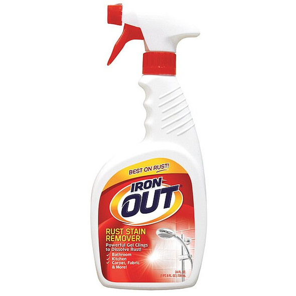 Iron Out Rust Remover,24 oz,Spray Bottle,PK6 LI0624PN