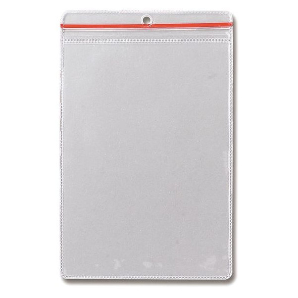 Brady Zip Lock Env,6-1/2 x 4-1/2 In,Clear,PK10 81765