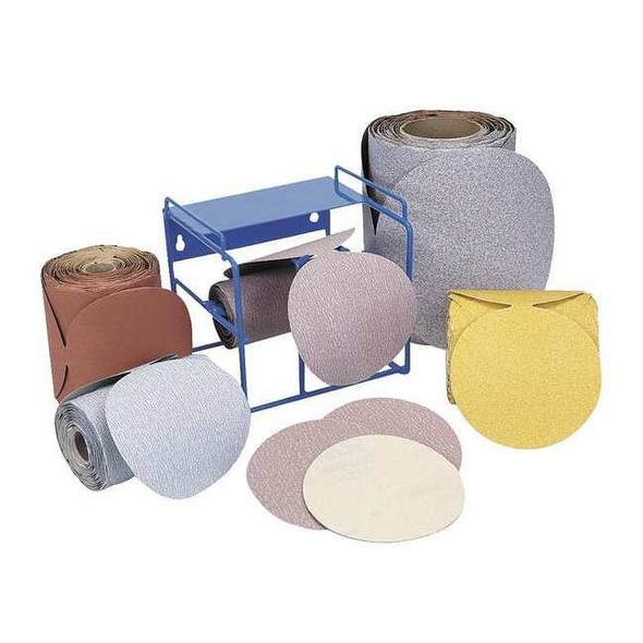 Norton Abrasives PSA Disc Roll,No Hole,5 In,P150G,AlO 66261131461