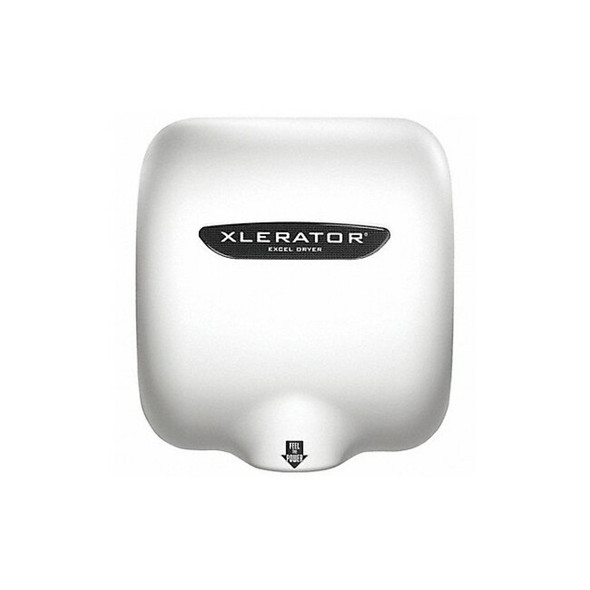 Automatic Hand Dryer, 8 sec Dry, 68 to 76, 110 to 120V AC, White, Epoxy Enamel