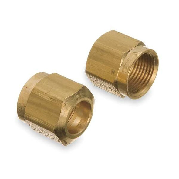 Weatherhead Nut, Brass, Compression, 5/8 in,PK10 1461X10