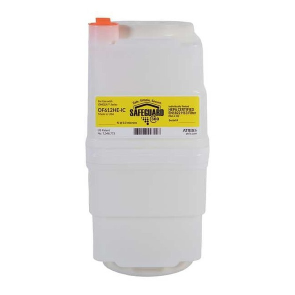 Atrix Vacuum Filter,5 3/4 in H,Polypropylene OF612HE-IC