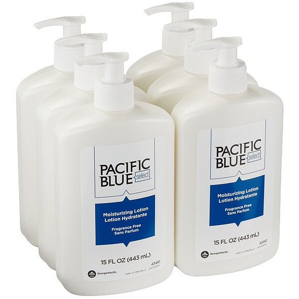 Georgia-Pacific Hand/Body Lotion,Pump Bottle,443mL,PK6 43461
