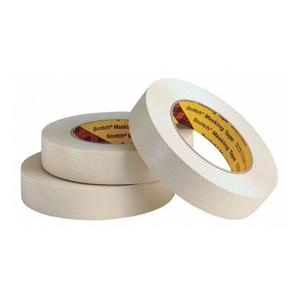 3m Painter's Tape, Tan, 24 mm W, 55 m L, 7.6 mil Thick, 231/231A 231/231A