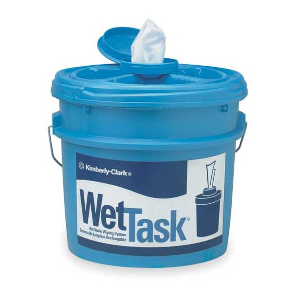 WypAll PowerClean WetTask Wipers for Solvents System (06006), Center-Pull Roll, White, Refill,PK2