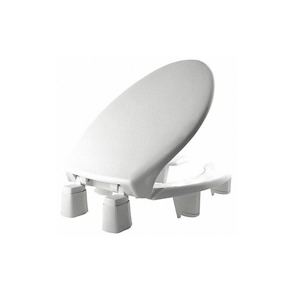 Bemis Toilet Seat With Cover, Lift-Off, Elongated, White 3L2150T 000