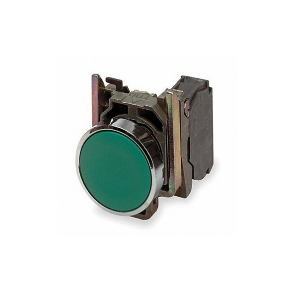 Schneider Electric FlushPushButtnOp,NonIllum,Grn,1NO/1NC XB4BA35 Schneider Electric FlushPushButtnOp,NonIllum,Grn,1NO/1NC XB4BA35