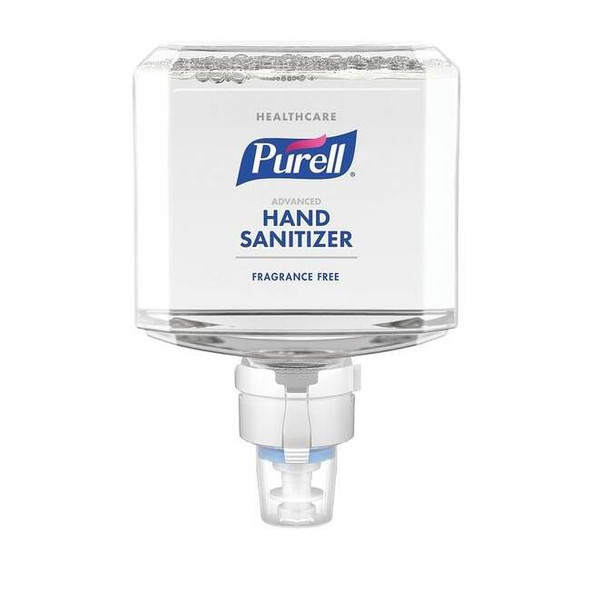 Hand Sanitizer, ES8 Series, Foam, Cartridge, 1,200 mL, Requires Dispenser, 2 PK
