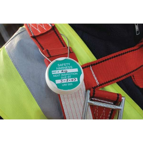 Brady Tag, Do Not Use, Plastic, White, Circle, 20 PK UNI-UNH 9 S