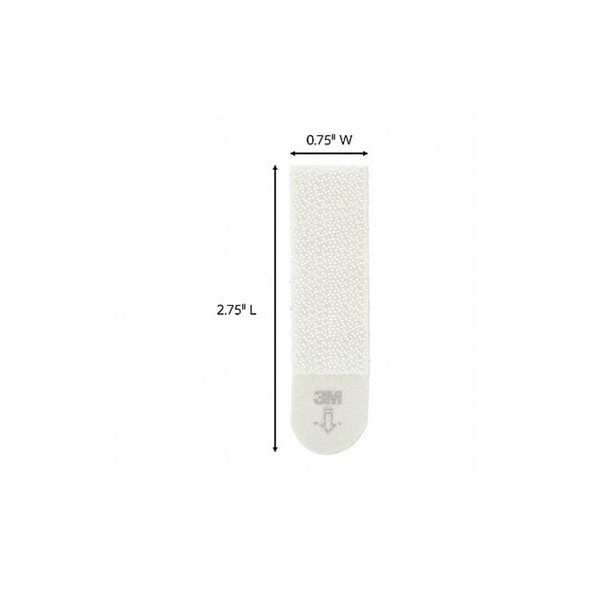 Command Picture Hanging Strip,Clear,Foam,PK132 17201-S132NA