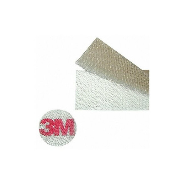 3m Reclosable Fastener, Disc, Acrylic Adhesive, 7/8 in, Clear, 900 PK SJ4570
