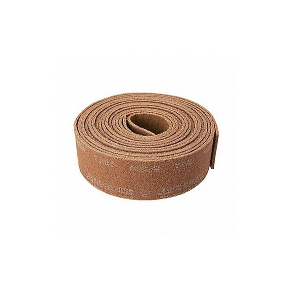 Scotch-Brite Abrasive Roll,2" W x 30 ft. L,Tan 7100141895