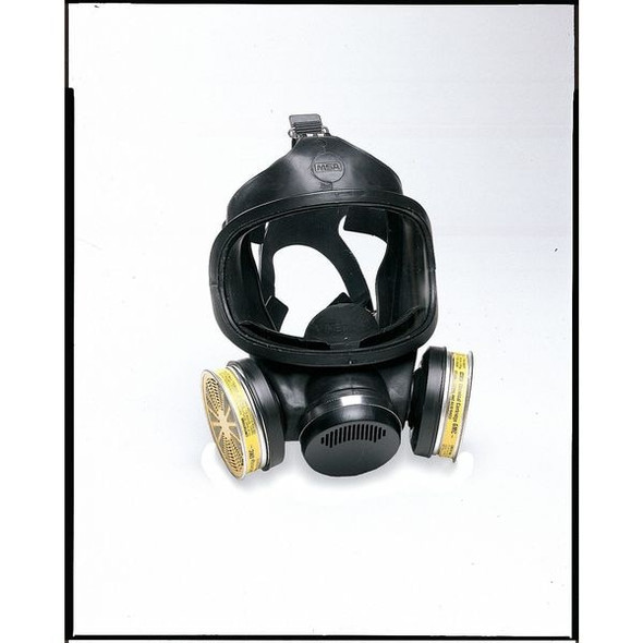 Full Face Respirator, Ultra-Twin, Not Rated, Threaded, Size, M 0 Cartridges Included