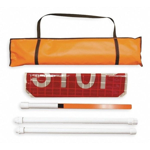 Dicke Roll Up Paddle Kit, Red-Orange, Reflective Vinyl, 96" Length SB243