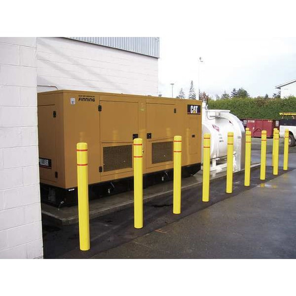 Manufacturer Varies Post Sleeve,4-1/2 In Dia.,52 In H,Yellow CL1385D
