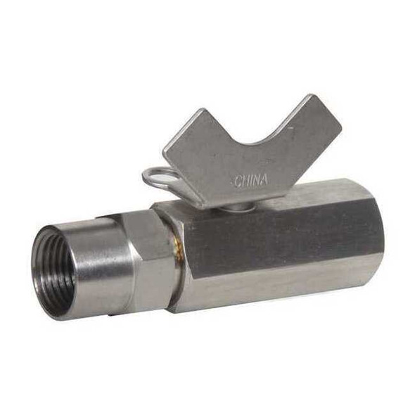Manufacturer Varies 3/8" FNPT Stainless Steel Ball Valve Inline G-MSFF-38