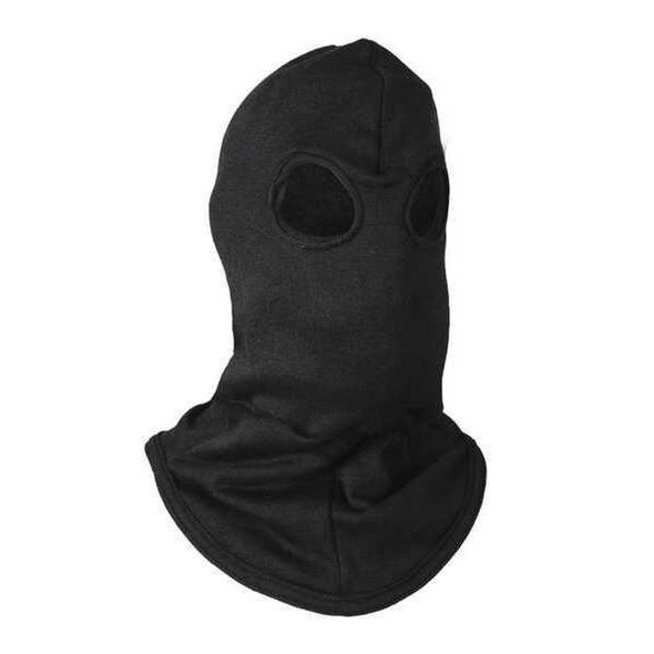 Flame Resistant Balaclava, 4, 53 cal/sq cm, OPF Blend, 7 oz, Black, Universal